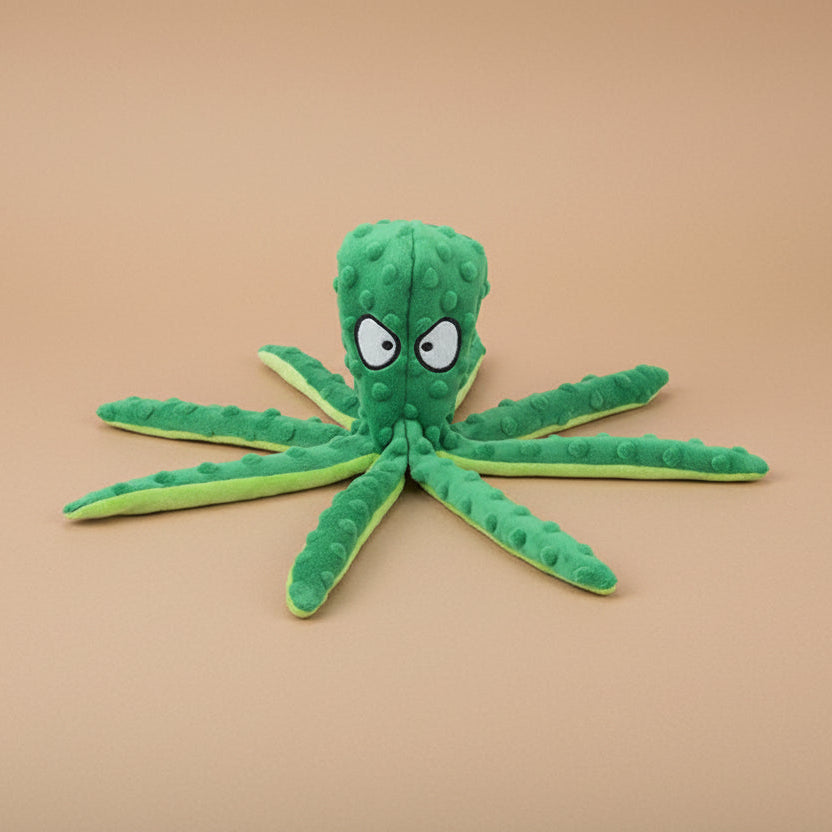 Pet Plush Toy Cat Dog Voice Octopus Shell Puzzle Toy Bite Resistant Interactive Pet Dog Teeth Cleaning Chew Toy Pet Supplies