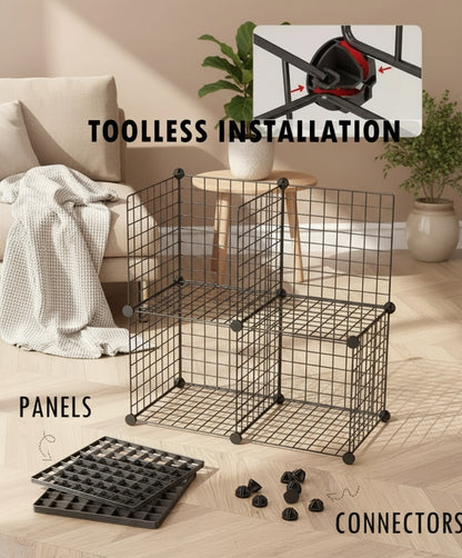 Pet Fence DIY Iron Mesh Can Be Freely Combined Cat Cage Dog Cage Hamster Cage Rabbit Cage