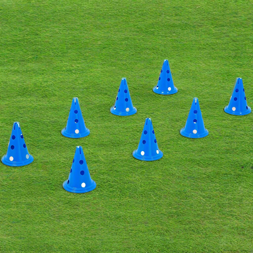 VEVOR Dog Agility Hurdle Cone Set 6 PCS Kit-12 Xcones 6 Xagility Rods with Bag