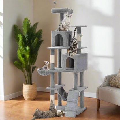75"H Plush Cat Tree