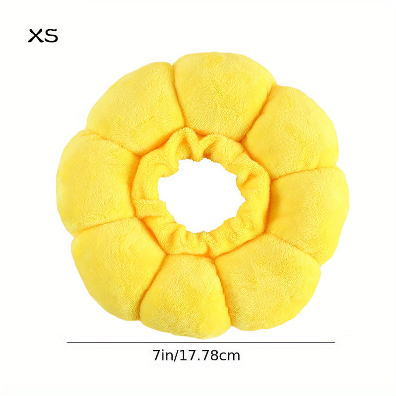 Cat Small Dog Recovery Collar | Cute Sunflower Neck Cone