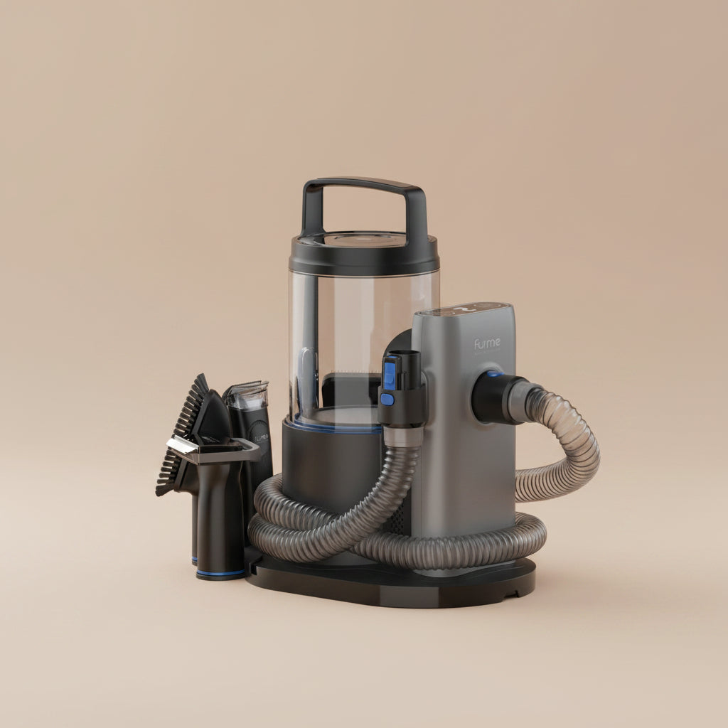Professional plus Pet Grooming Vacuum Kit with Carrying Case