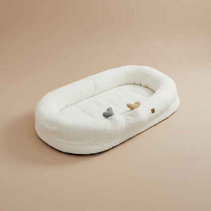 Large Bolster Bed with Blanket