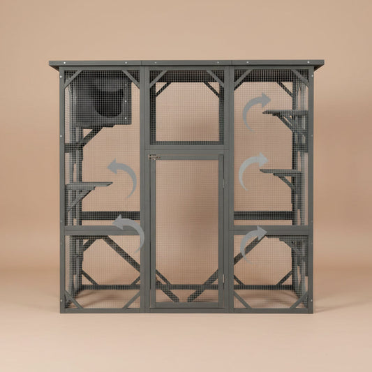 Euretta Indoor/Outdoor Large Waterproof Cat Playpen