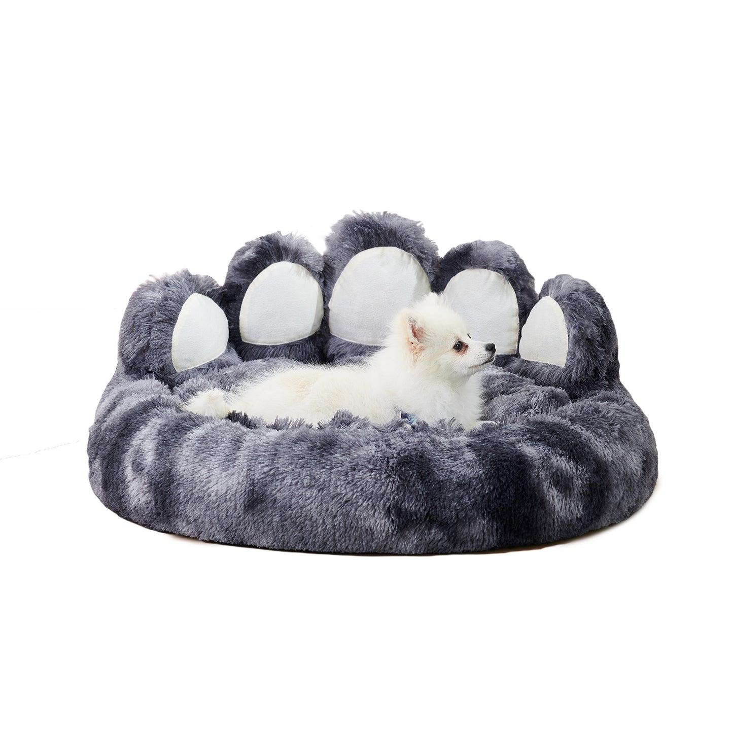 Cute Dog Bear Paw Shape Dog Bed - Dog Beds &amp; Furniture For Small And Medium Dogs, Cozy Plush Cute Cat Beds For Indoor Cats