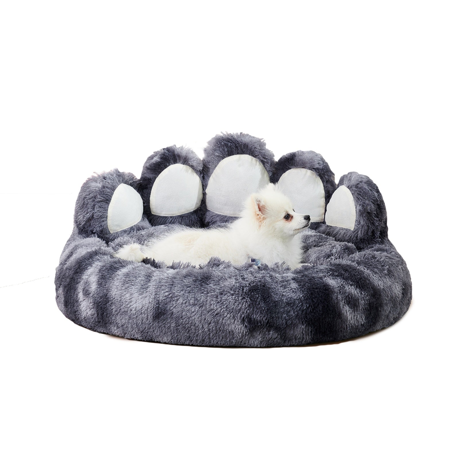 Cute Dog Bear Paw Shape Dog Bed - Dog Beds & Furniture For Small And Medium Dogs, Cozy Plush Cute Cat Beds For Indoor Cats