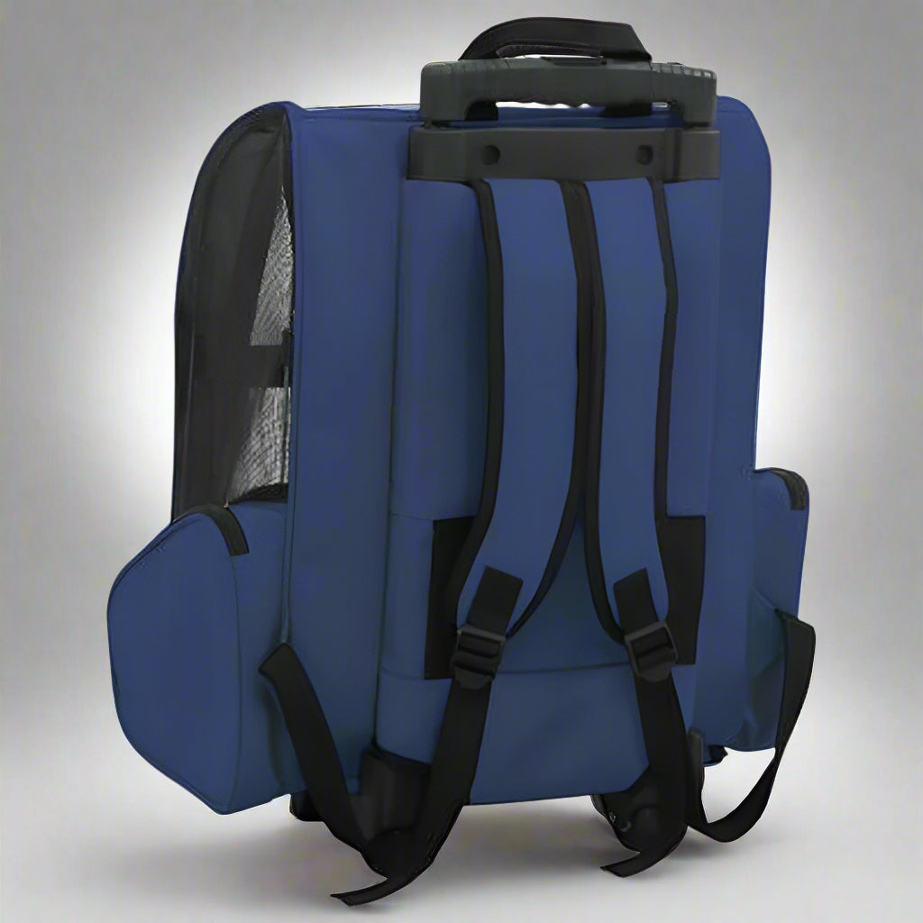 Foldable Multipurpose Pet Trolley Blue