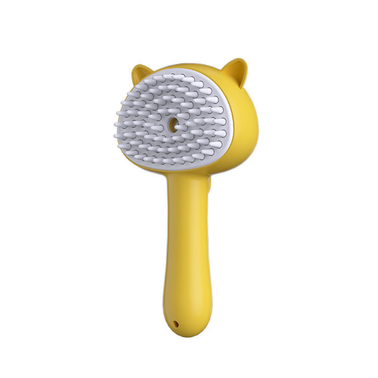 Hair Cleaning Brush With Mist Multifunctional Cat Grooming Brush Rechargeable Self Cleaning Slicker Brush For Pets Dogs &amp; Cats Pet Products