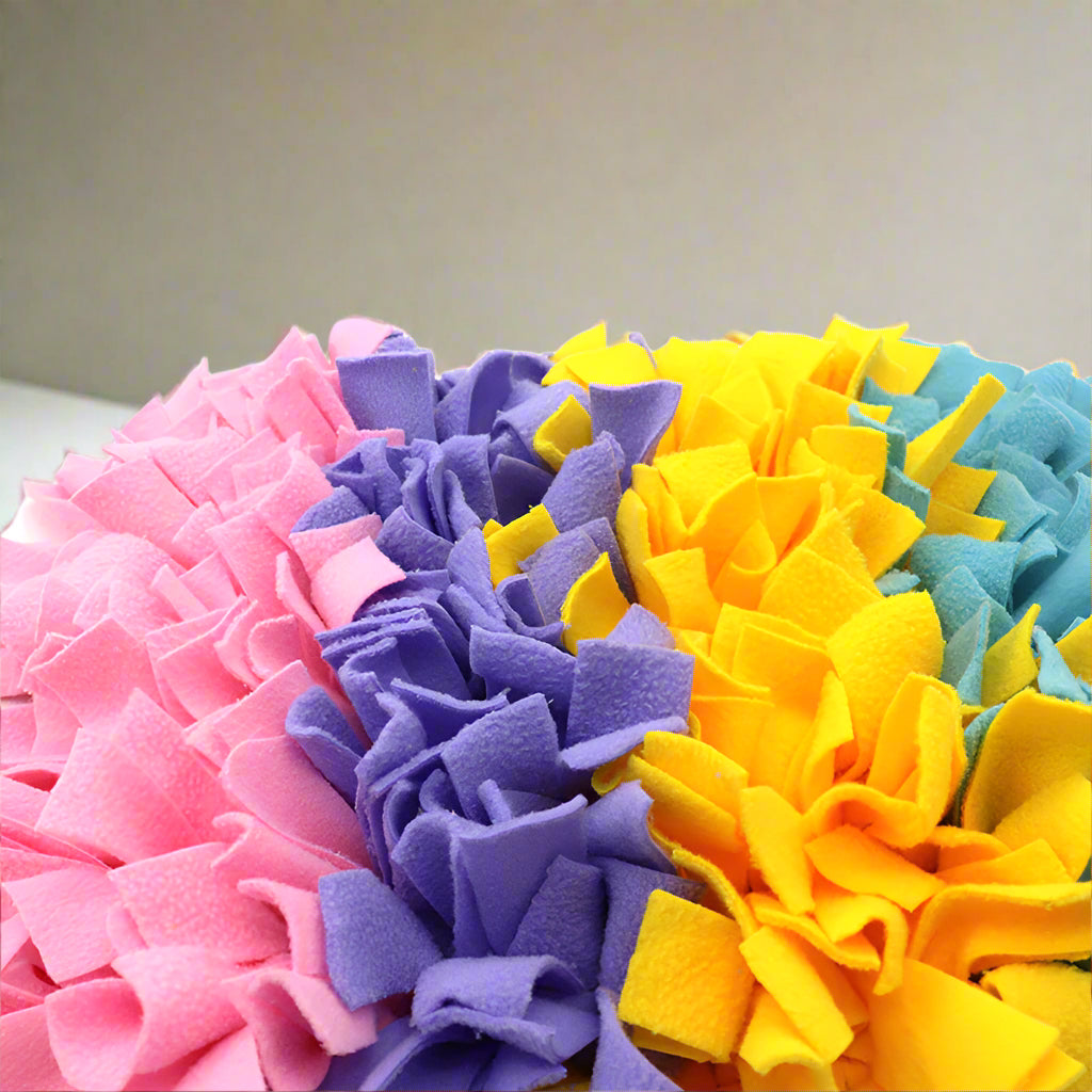 Furryforest Washable Snuffle Smelling Mats for Pet Dogs Anti-Slip Nose Training Blanket Sniffing Pads Dog Puzzle Toys