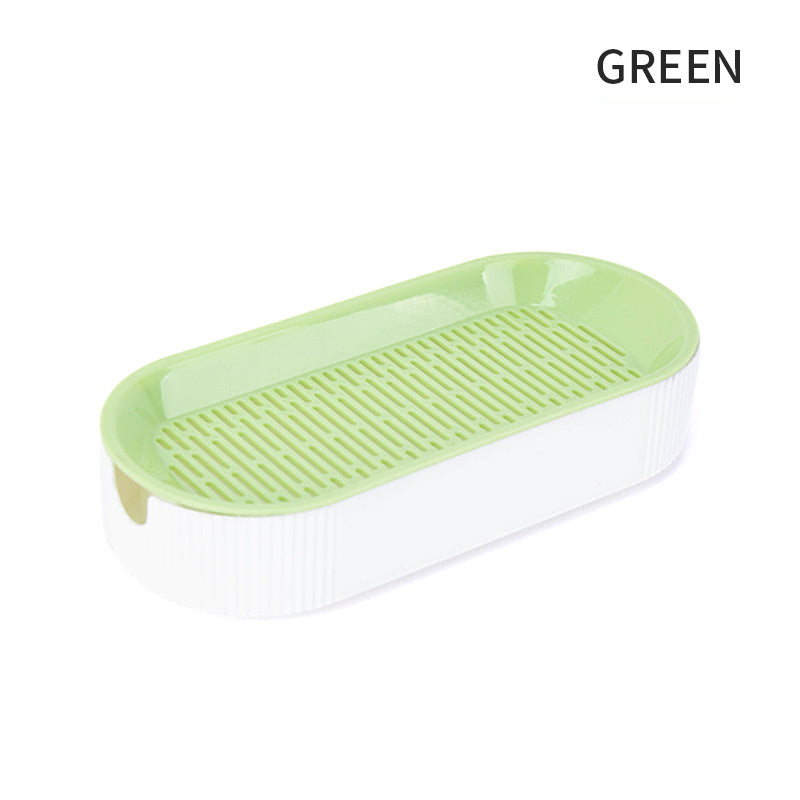 Cat Grass Growing Kit - Hydroponic Cat Grass Planter with Self-Watering System, Double-Layer Soilless Sprouting Tray for Indoor Cats