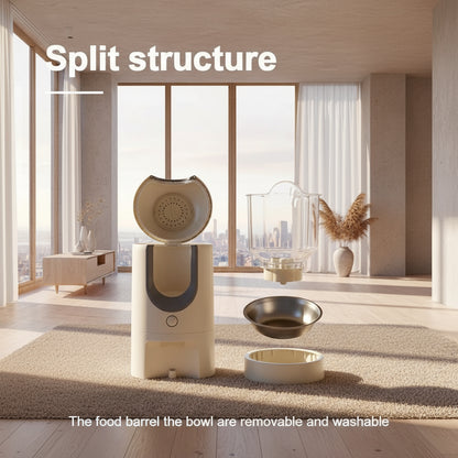 HEYBO Automatic Cat Feeder Timed Cat Food Dispenser Wifi with APP Control for Remote