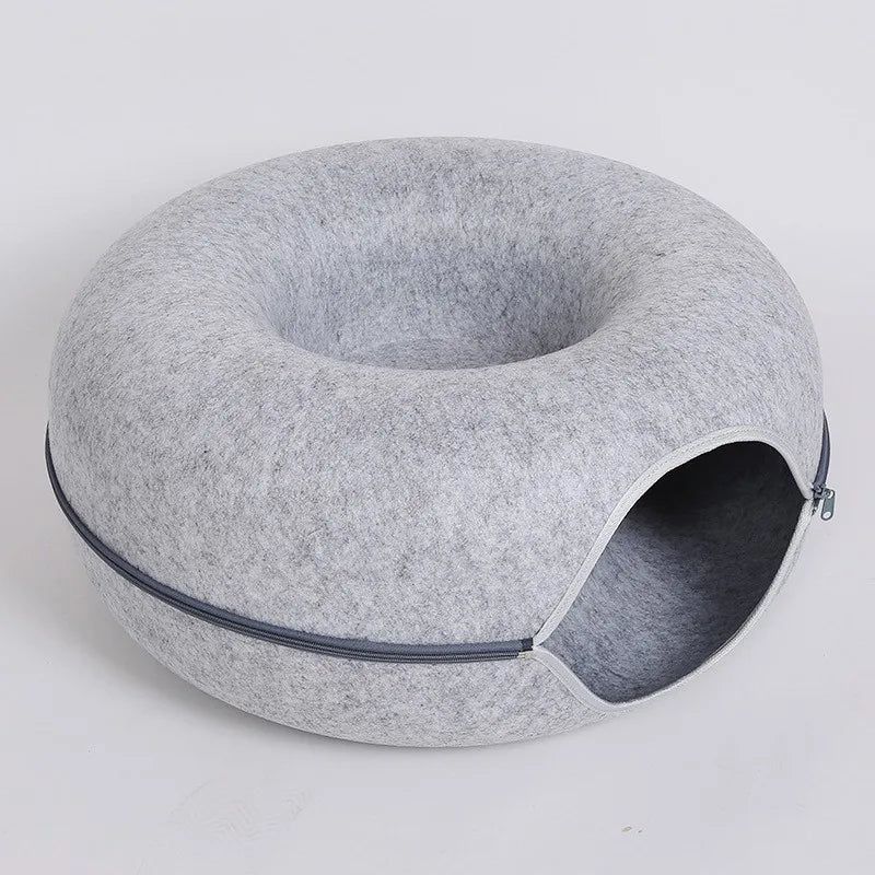 Felt Tunnel Cat Beds