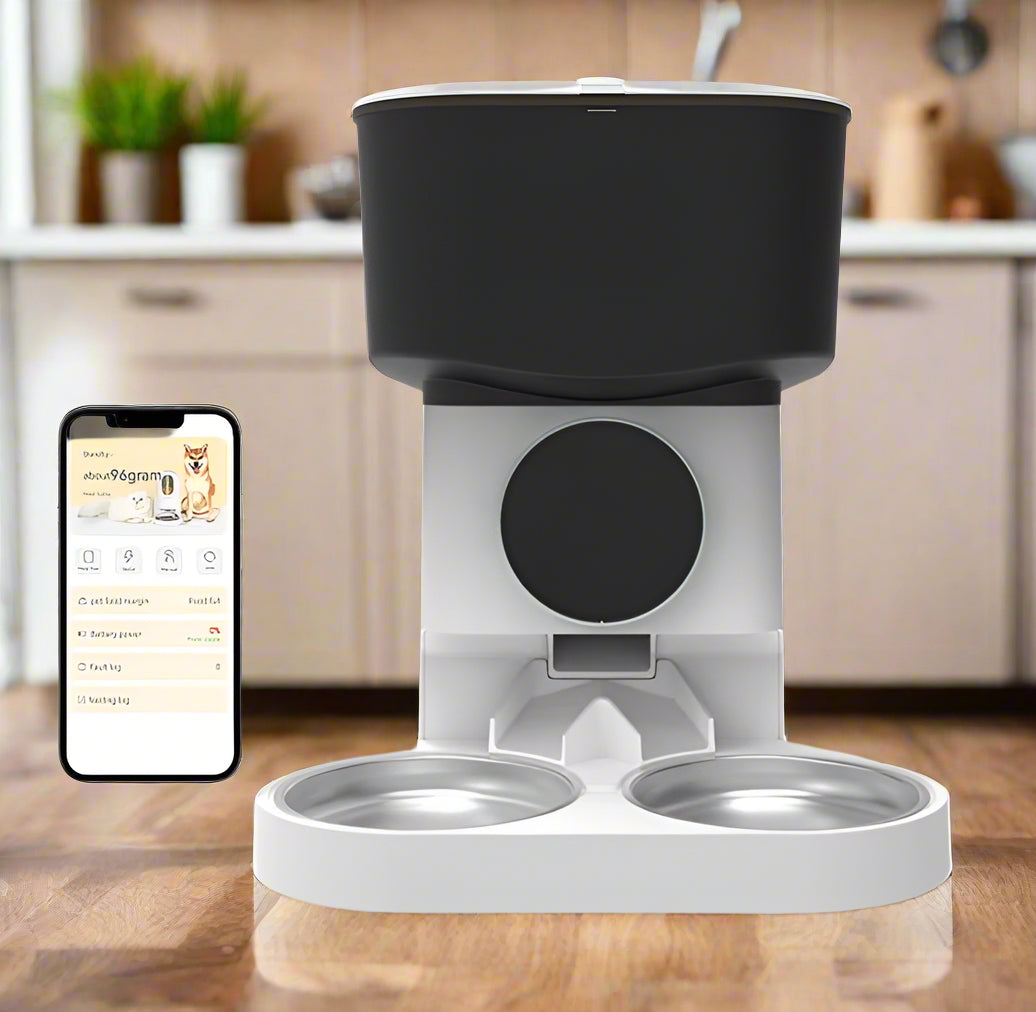 HEYBO Smart Automatic Cat Feeder - 7L- Reliable Automatic Cat Food Dispenser