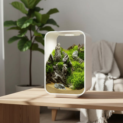 Desktop Smart Betta Fish Tank Mini Acrylic Betta Fish Tank Small Ecological Gold Fish Tank Super White Small Fish Tank Aquariums