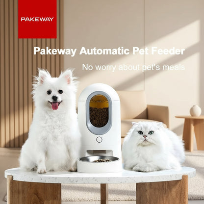 HEYBO Automatic Cat Feeder Timed Cat Food Dispenser Wifi with APP Control for Remote