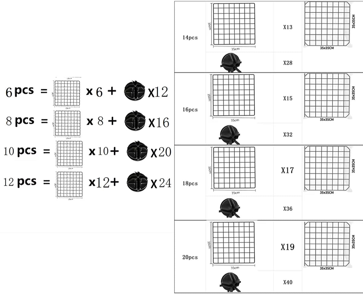 Pet Fence DIY Iron Mesh Can Be Freely Combined Cat Cage Dog Cage Hamster Cage Rabbit Cage