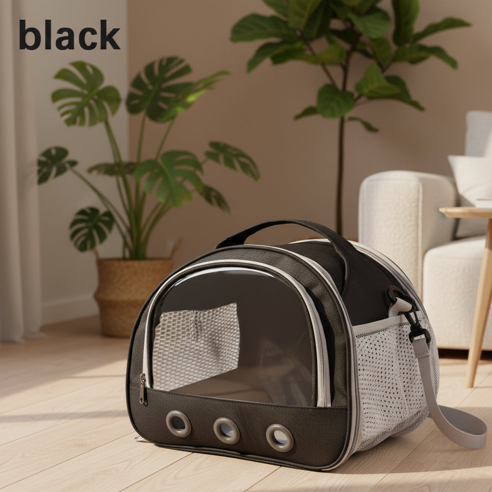 Foldable Cat Dog Bird Rabbit Carrier Bag with Thick Cotton Cushion Pet Aviation  Anti-Suffocation Portable Travel Bag