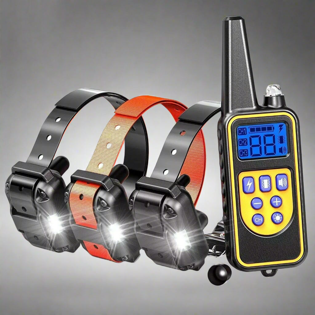 3000 FT Dog Training US Collar Rechargeable Remote Shock PET Waterproof Trainer