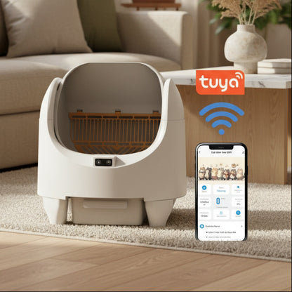 HEYBO Open Top Smart Cat Litter Box — Automatic Self-Cleaning US Spot Delivery within 3 Days