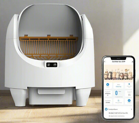 HEYBO Open Top Smart Cat Litter Box — Automatic Self-Cleaning US Spot Delivery within 3 Days
