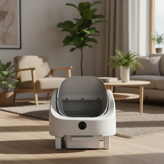 HEYBO Open Top Smart Cat Litter Box — Automatic Self-Cleaning US Spot Delivery within 3 Days