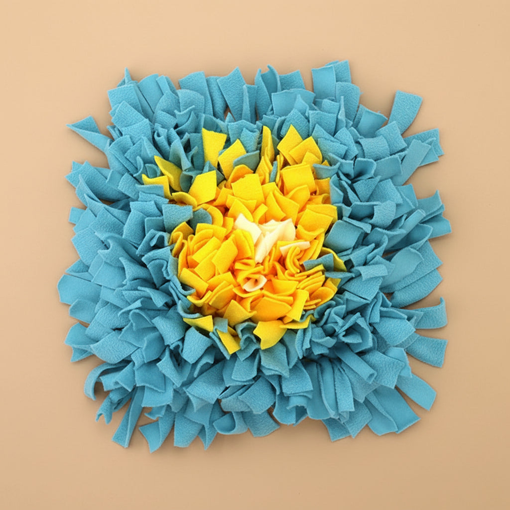 Washable Snuffle Smelling Mats for Pet Dogs Anti-Slip Nose Training Blanket Sniffing Pads Dog Puzzle Toys