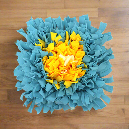 Furryforest Washable Snuffle Smelling Mats for Pet Dogs Anti-Slip Nose Training Blanket Sniffing Pads Dog Puzzle Toys