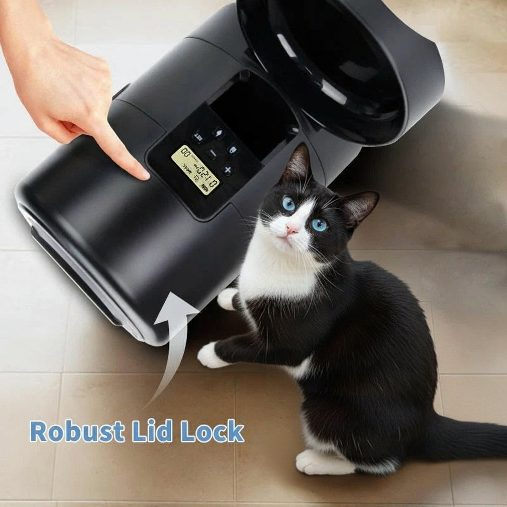 HEYBO Automatic Cat Feeder 2L Dry Food Dispenser