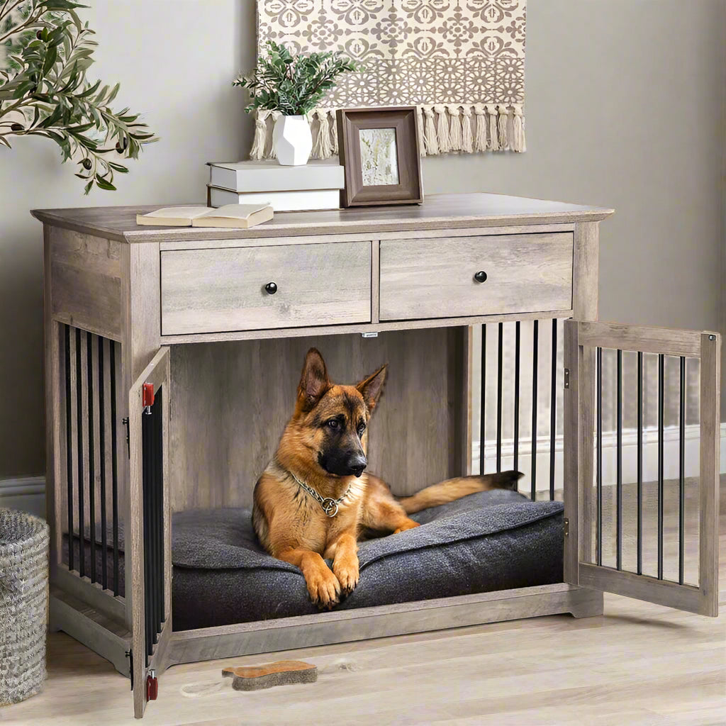 Cranbrook Dog Crate Furniture with Drawers