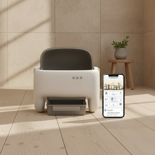 Smart Cat Litter Box with UV Sterilization