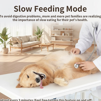 Smart Automatic Cat Feeders Wifi Pet Feeder with APP Control for Remote Feeding Detachable for Easy Clean Cat Food