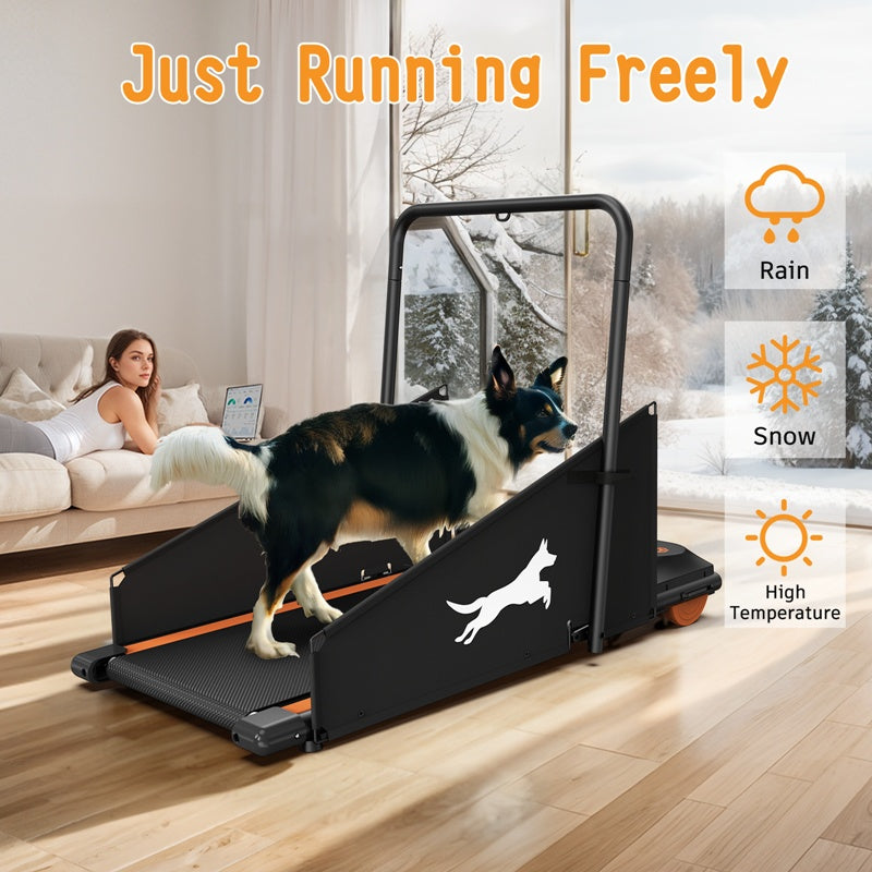Dog Treadmill For Small to Medium Dogs - Dog Pacer Treadmill For Healthy & Fit Pets - Dog Treadmill Run Walk