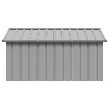 Dog House Gray 45.9"X60.2"X32.1" Galvanized Steel