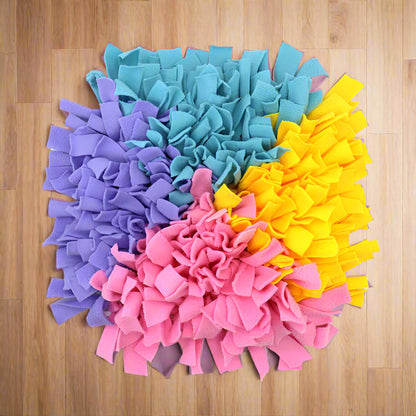 Furryforest Washable Snuffle Smelling Mats for Pet Dogs Anti-Slip Nose Training Blanket Sniffing Pads Dog Puzzle Toys