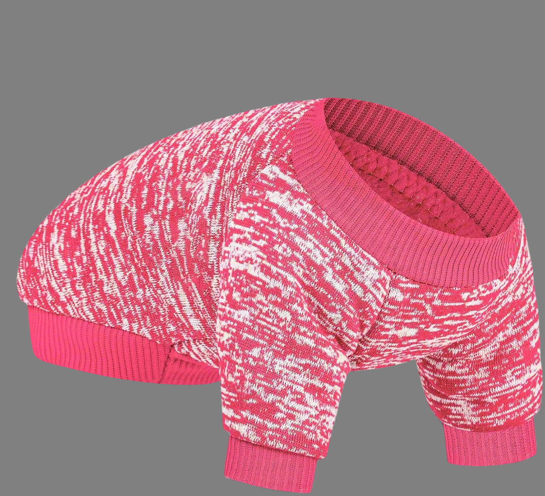 3 Pack Dog Sweater, Dog Sweaters for Small Dogs, Warm Soft Pet Clothes for Puppy, Medium Large Cat, Dogs Girl or Boy, Dog Shirt for Winter Christmas (Pink+Purple+Hotpink, X-Small)
