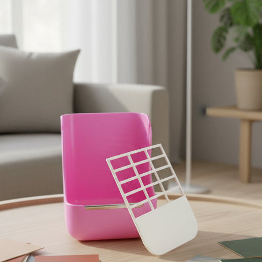 Rabbit Food Feeder Small Animal Supplies Rabbit Chinchillas Guinea Pig 2 in 1 Feeding Bowls Double Use for Grass and Food