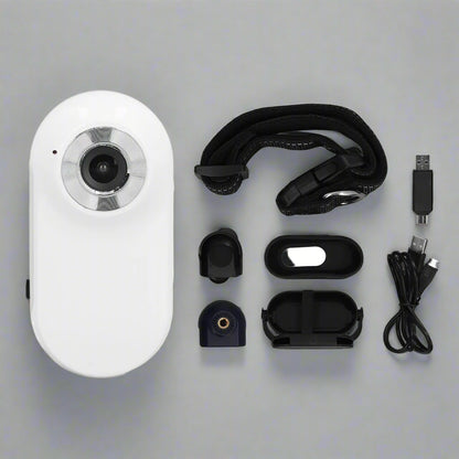 Pet Collar Camera 120 Deg Lens OTG Connection Video Recording Adjustable Magnetic Cat Sport Camera for Outdoor Dog Collar Camera