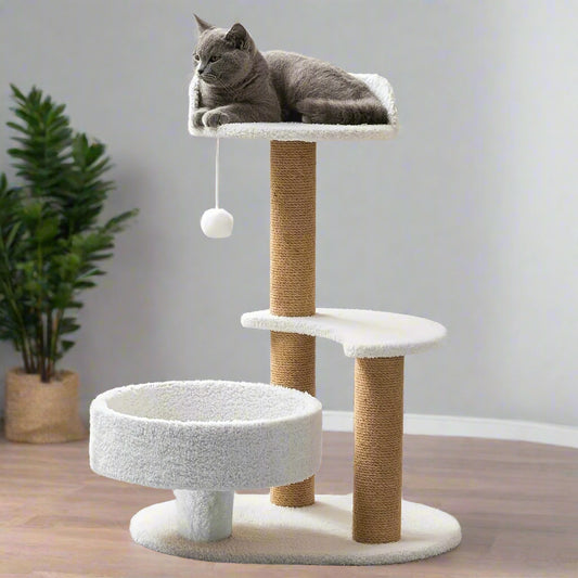 Multi-layer Cat Tree Indoor Cat Furniture | Scratching Post And Interactive Ball Toy Great Value Pet Consumption Tree