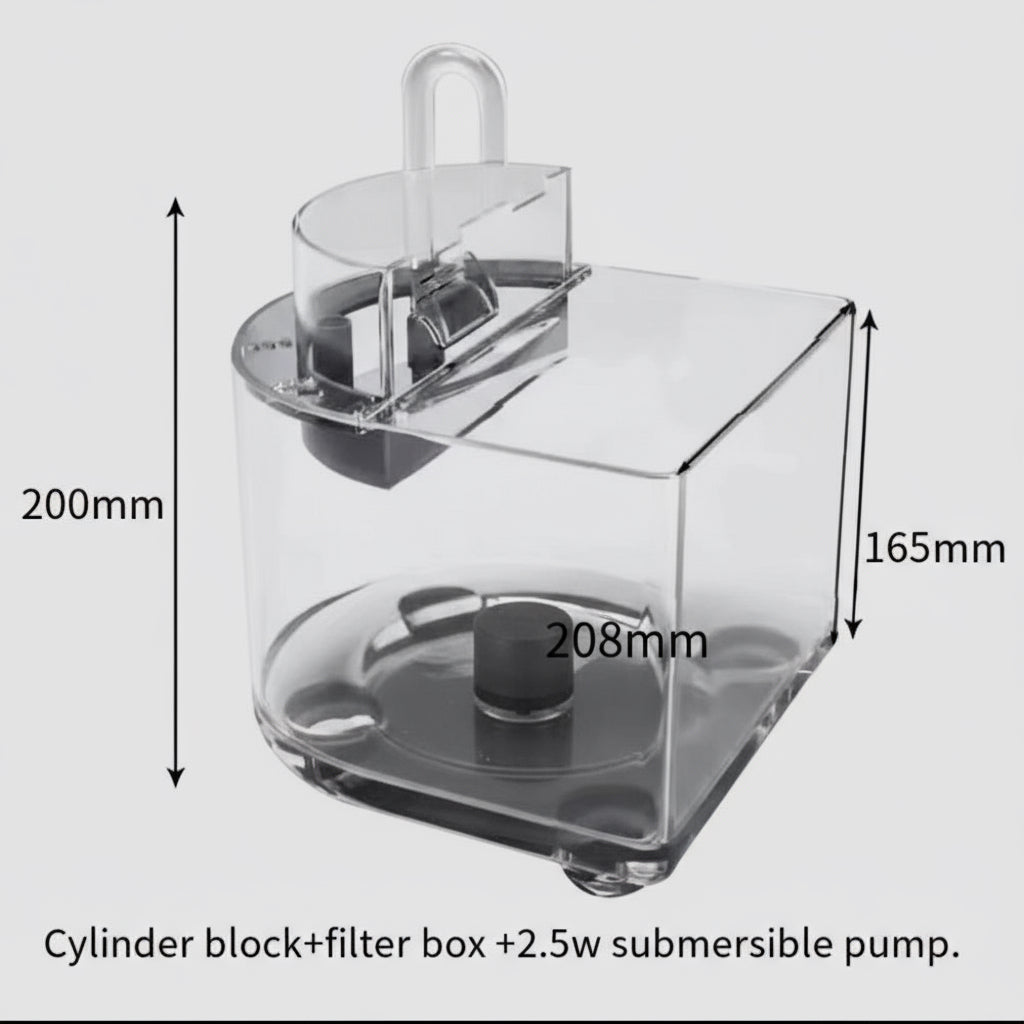 Aquarium Small Fish Tank Silent Oxygen Filter Mini Ecological Ultra-White Plastic Tank Living Room Fish Tank Aquarium Accessorie