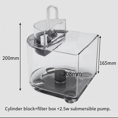 Aquarium Small Fish Tank Silent Oxygen Filter Mini Ecological Ultra-White Plastic Tank Living Room Fish Tank Aquarium Accessorie