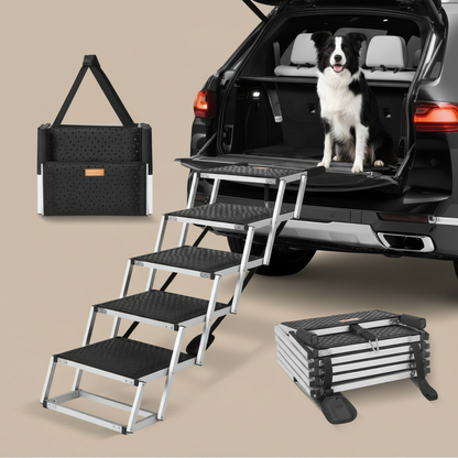 5-Step Folding Pet Stairs  MustLovePets