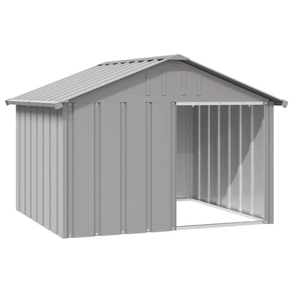 Dog House Gray 45.9"X60.2"X32.1" Galvanized Steel