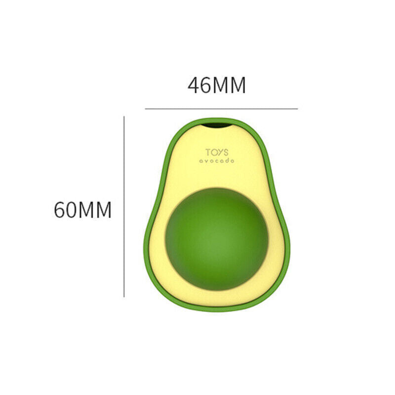 Cute Avocado Catnip Toys Cat Teeth Cleaning Toy - Interactive Pet Toys with Silvervine Ball for Cat Supplies