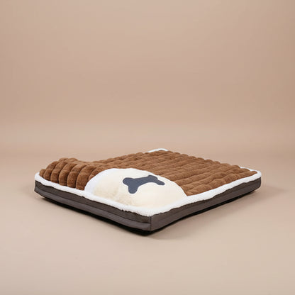 Plush Corduroy Pet Bed