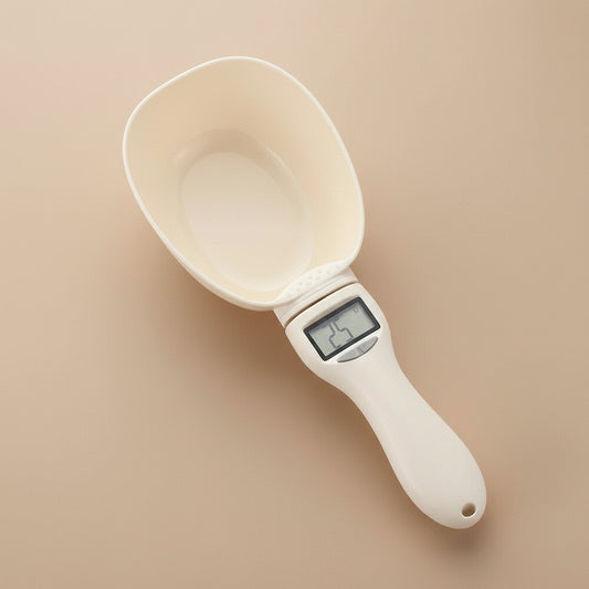 Pet Food Measuring Scoop Electronic Dog Cat Food Measuring Cup Digital Spoon Scale Kitchen Food Scale with LED Display