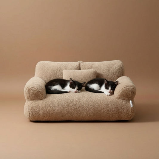 Luxury Cat Bed Sofa Winter Warm Cat Nest Pet Bed for Small Medium Dogs Cats Comfortable Plush Puppy Bed Pet Supplies