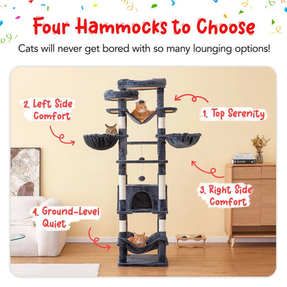 77" Derrike Cat Tree