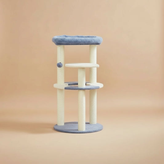 Gillispie Cat Tree with Clear Bowl