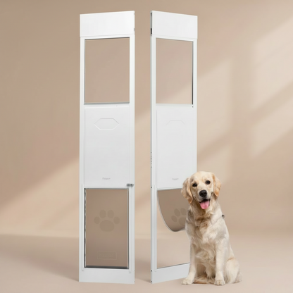 Sliding Glass Pet Door Insert (M, L, & XL)🎁  MustLovePets