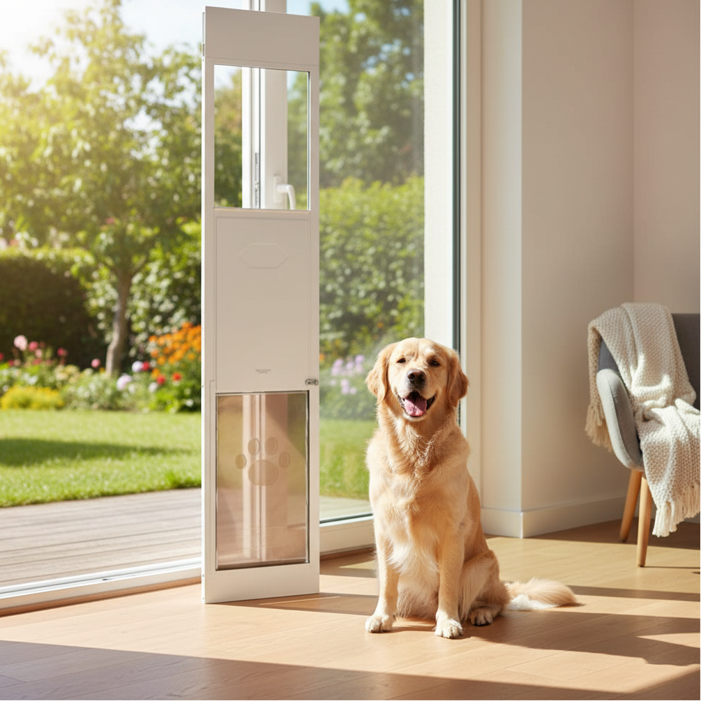 Sliding Glass Pet Door Insert (M, L, & XL)🎁  MustLovePets